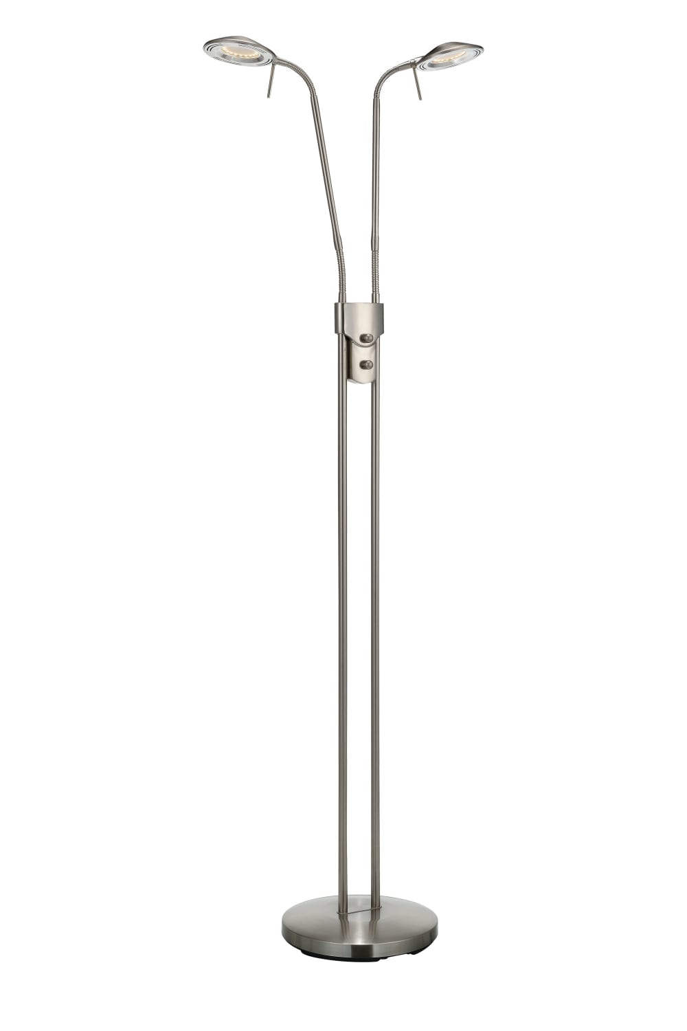 Lampadaire 2Led acier