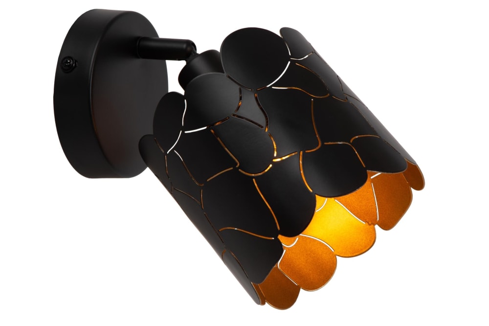 Applique mural métal Noir