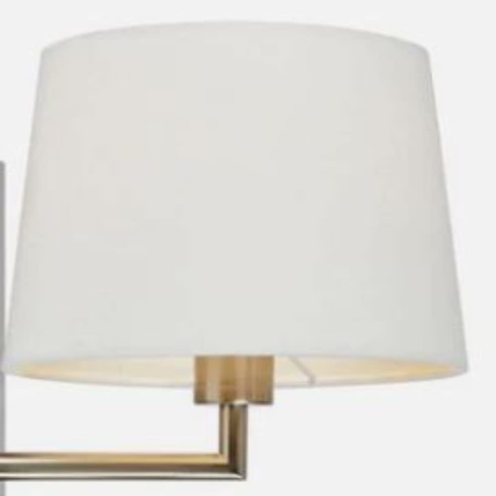 Applique murale 1xE14+LED acier et blanc — vue 4