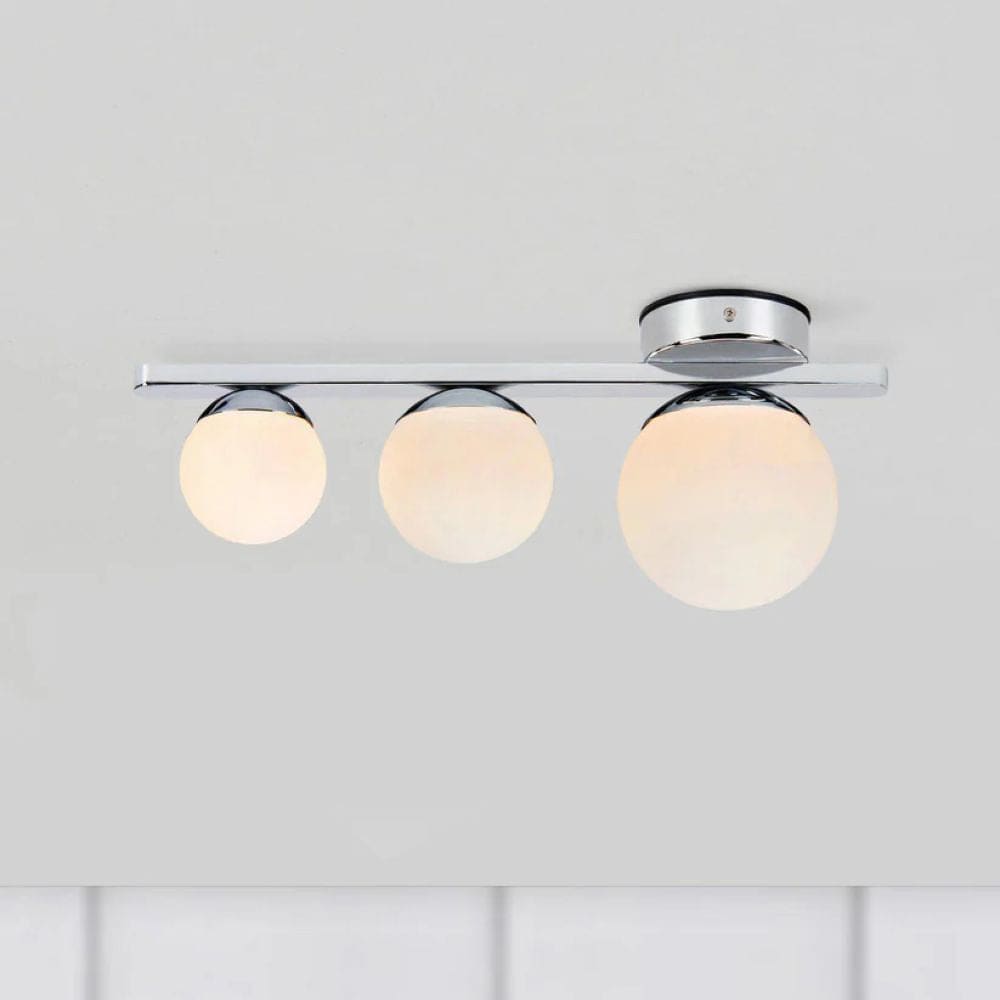 Applique murale 3xG9 chrome et blanc — vue 4