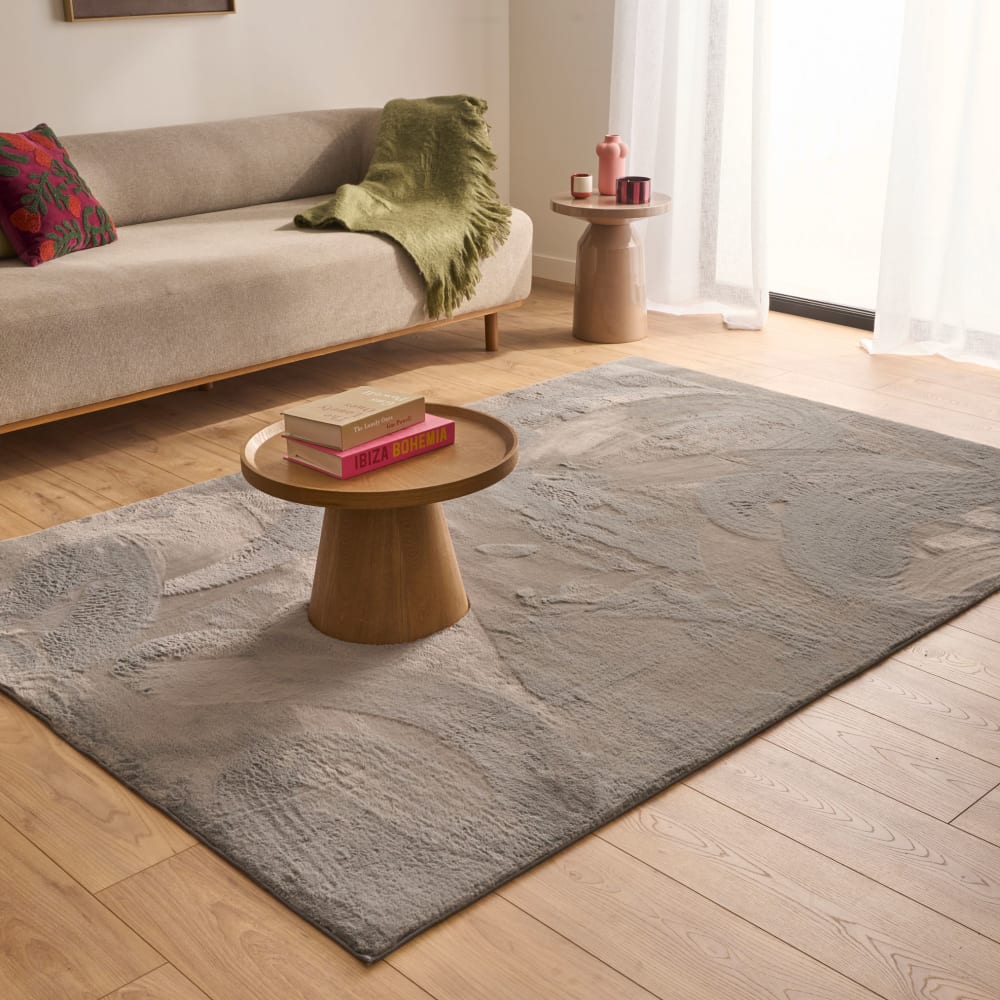 Tapis doux anthracite 80x150 — vue 3