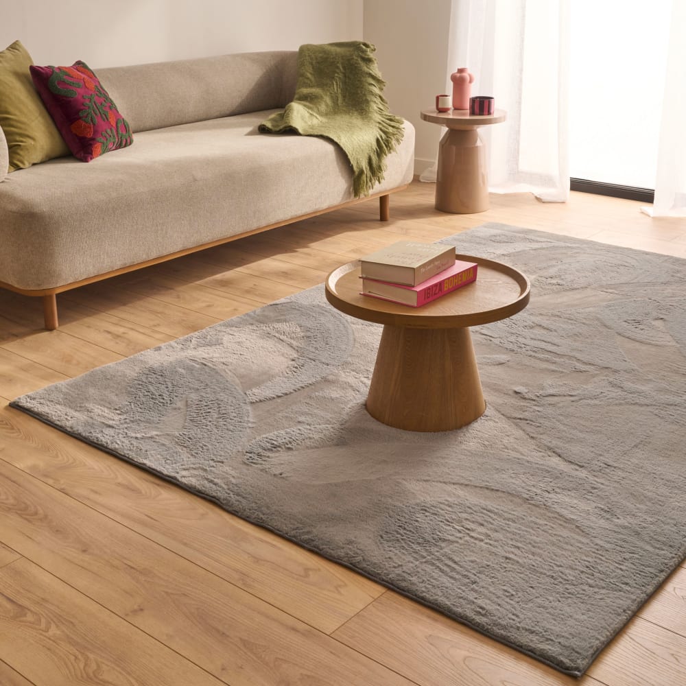 Tapis doux anthracite 80x150 — vue 4