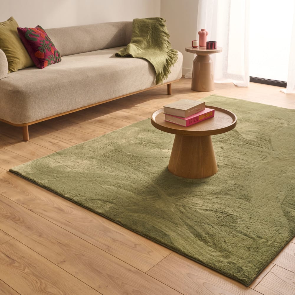 Tapis doux vert 160x230 — vue 4