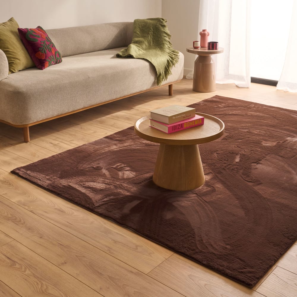 Tapis doux marron 80x150 — vue 4