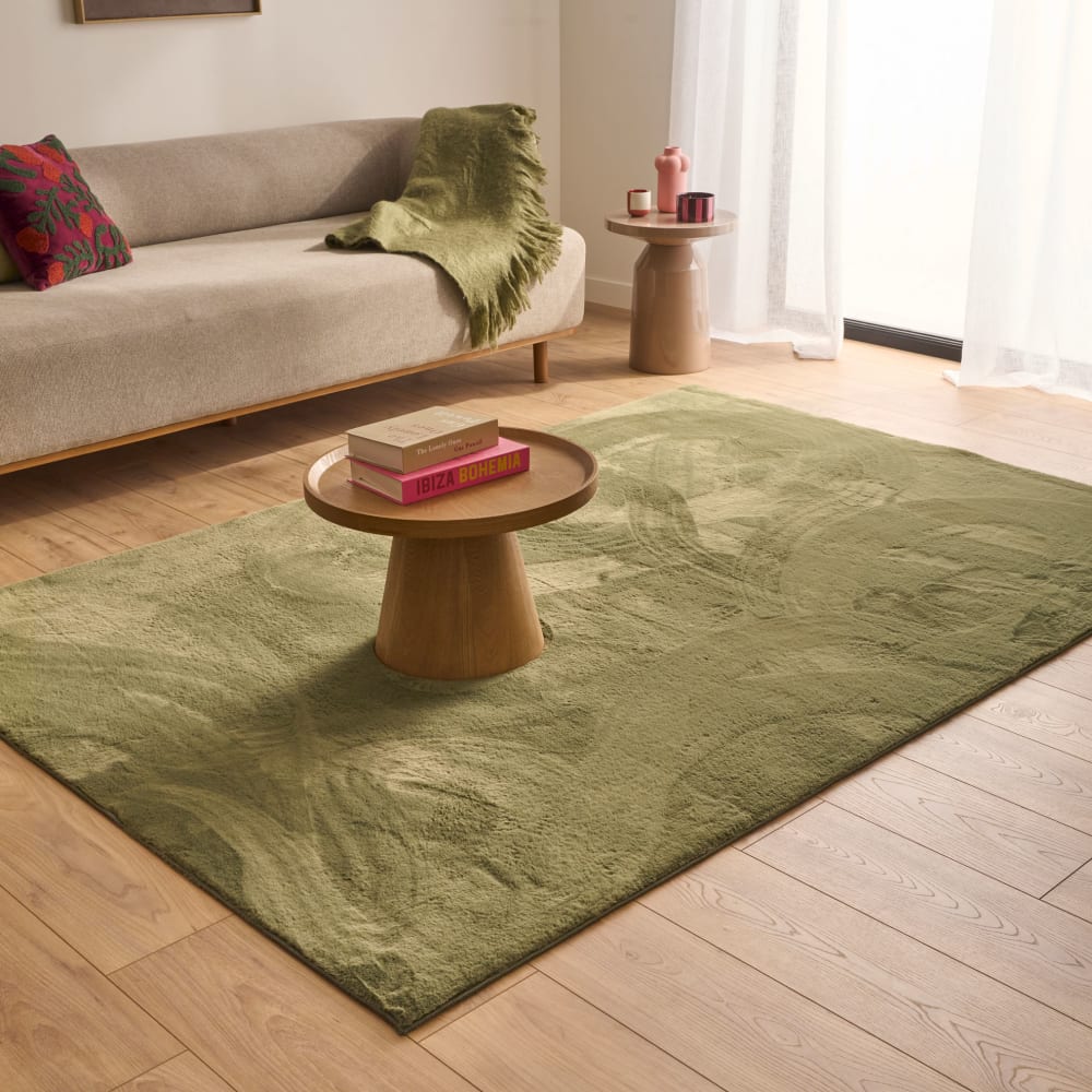 Tapis doux vert 80x150 — vue 3