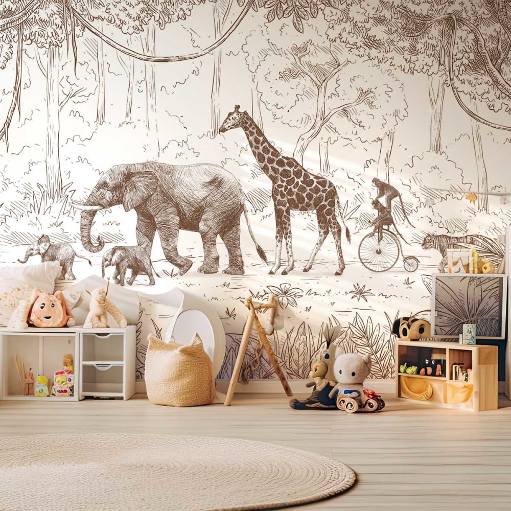 Papier peint parade de