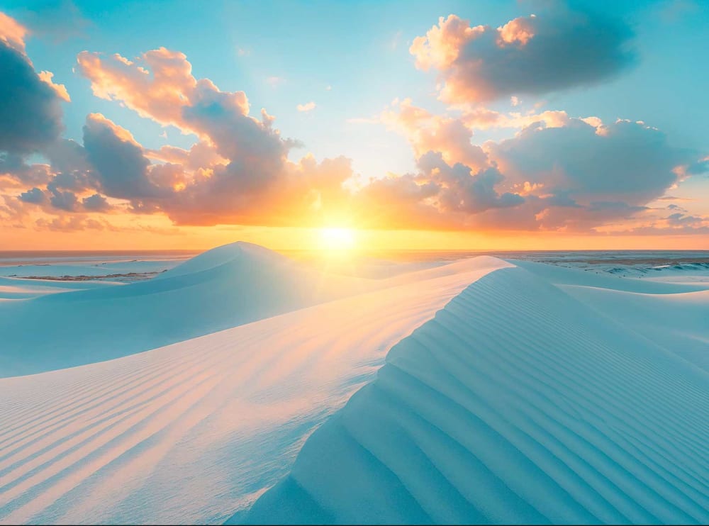 Papier peint dunes au brésil sous le sunset 364x270 cm — vue 3