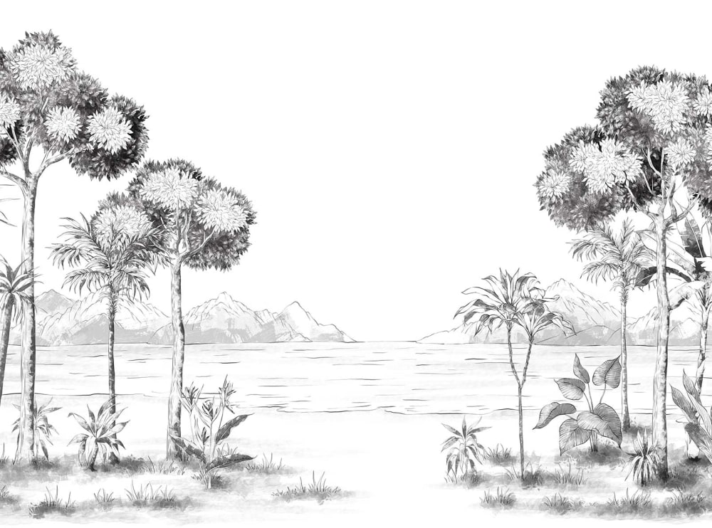 Papier peint rivière des caraîbes 364x270 cm — vue 3