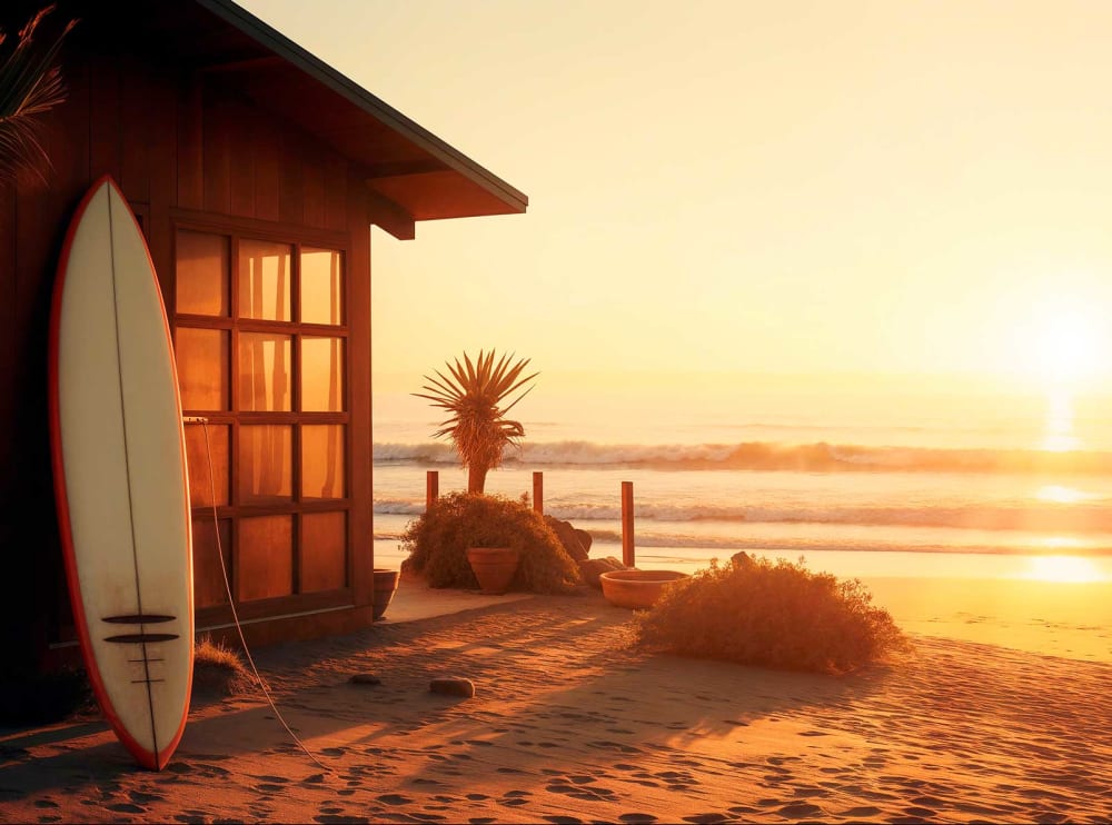 Papier peint maisons de plage 364x270 cm