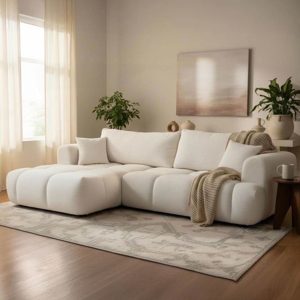 Canapé d'angle convertible 4 places