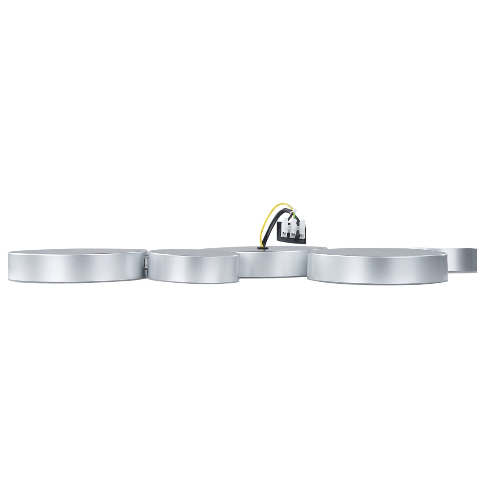 Plafonnier à led métal argenté — vue 4