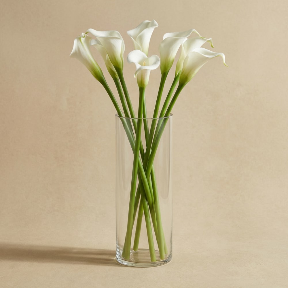 Photophore décoratif en verre transparent h28 — vue 4