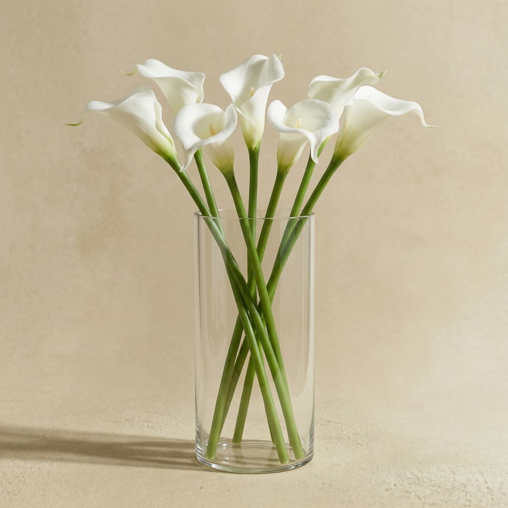 Photophore décoratif en verre transparent h20 — vue 4