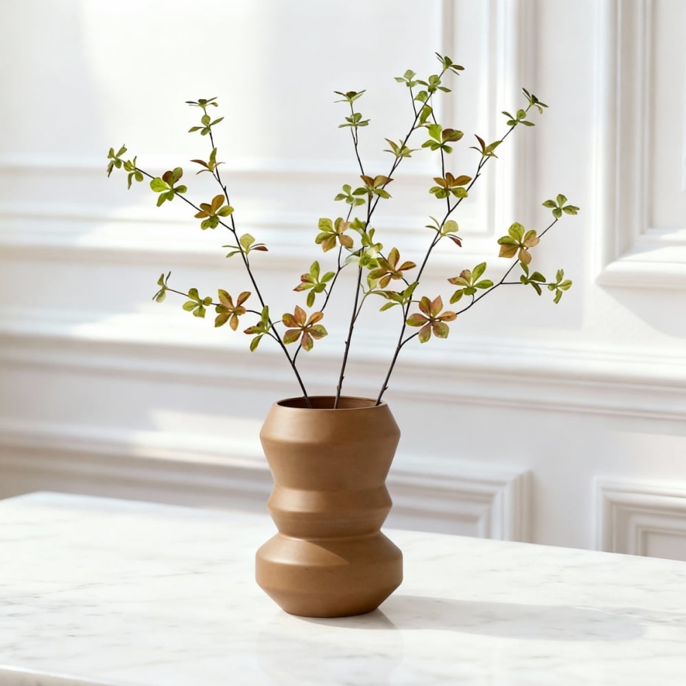 Vase décoratif en verre marron H21 - Maisons du Monde