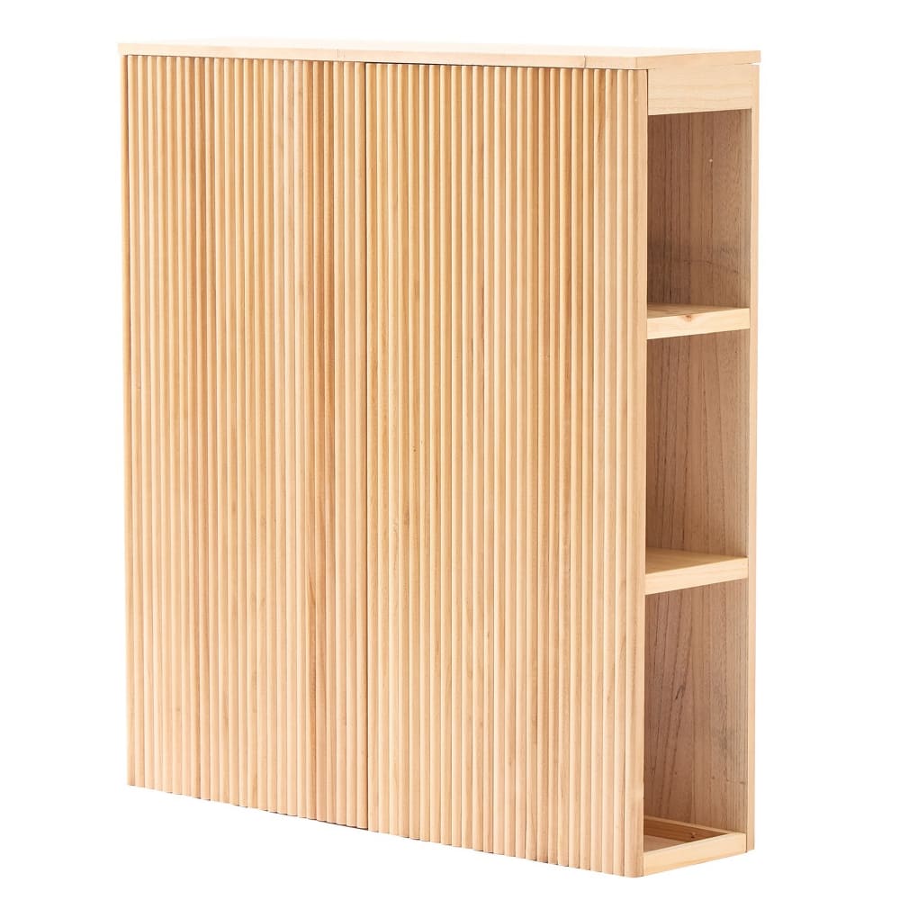 Tête de lit 90 en bois avec rangements