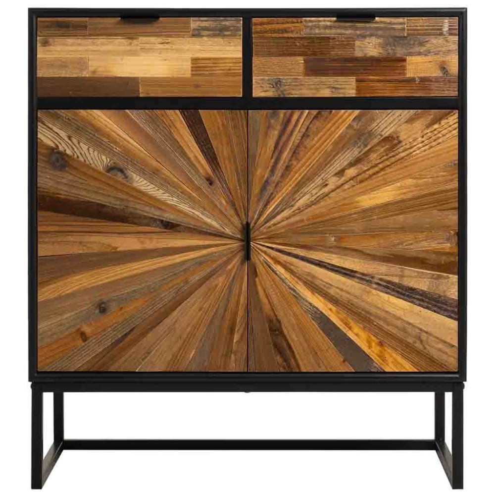 Sideboard aus Altholz, 80x39,5x89 cm (H), Braun - Maisons Du