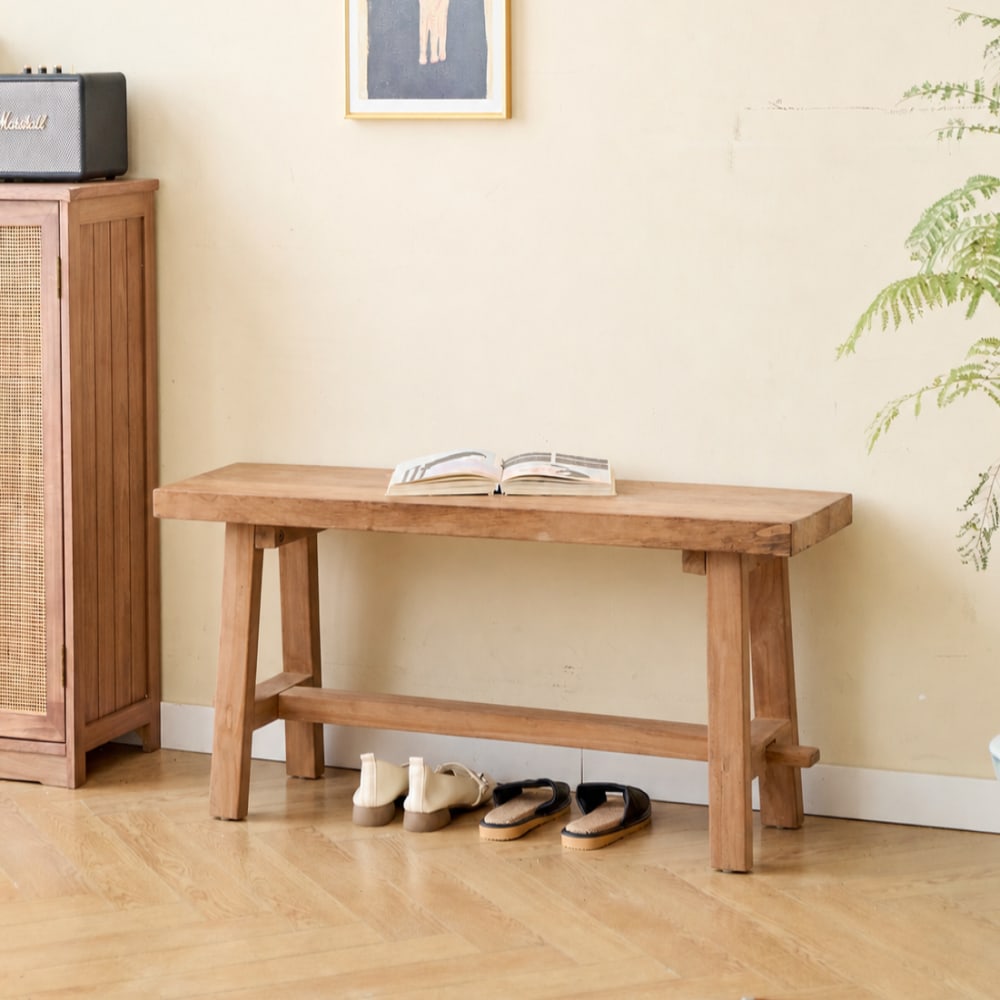 Nordlys Sitzbank aus Teakholz style exotic Braun
