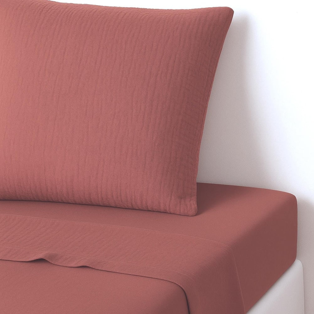 Drap plat gaze de coton