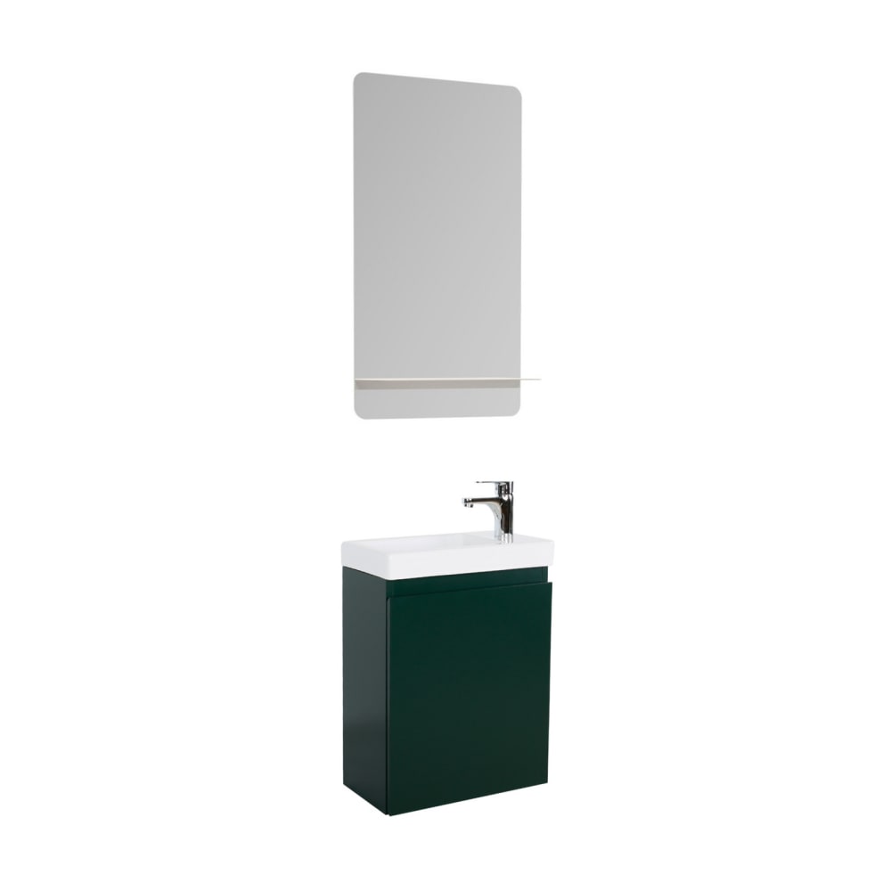 Meuble lave-mains  + miroir tablette