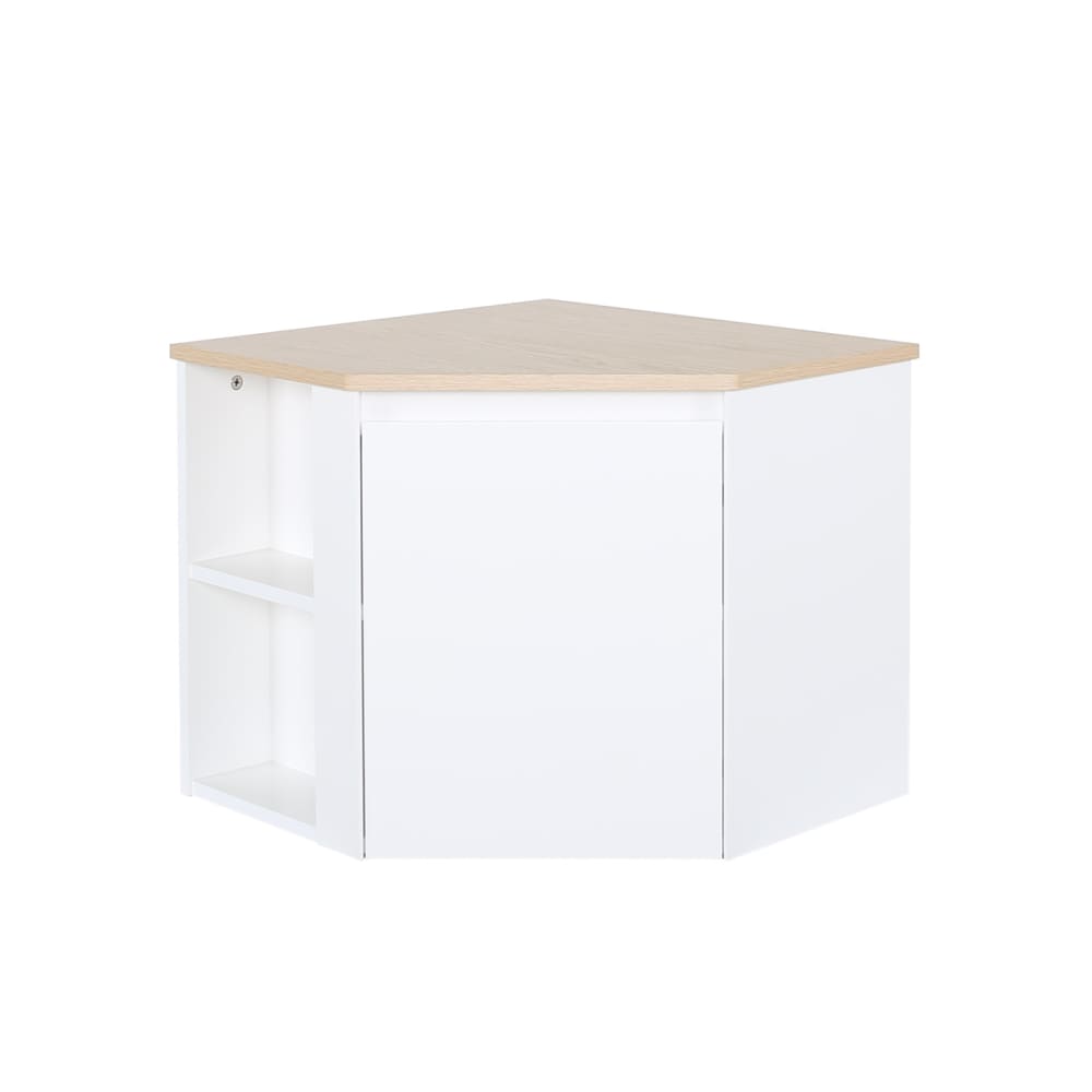 Meuble sous vasque d'angle