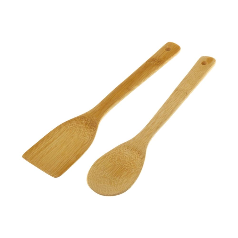 Ensemble de 2 spatules en bambou