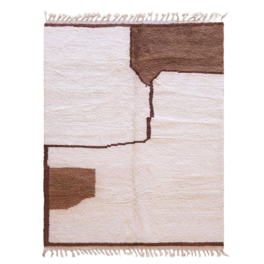 Tapis berbère épuré - laine
