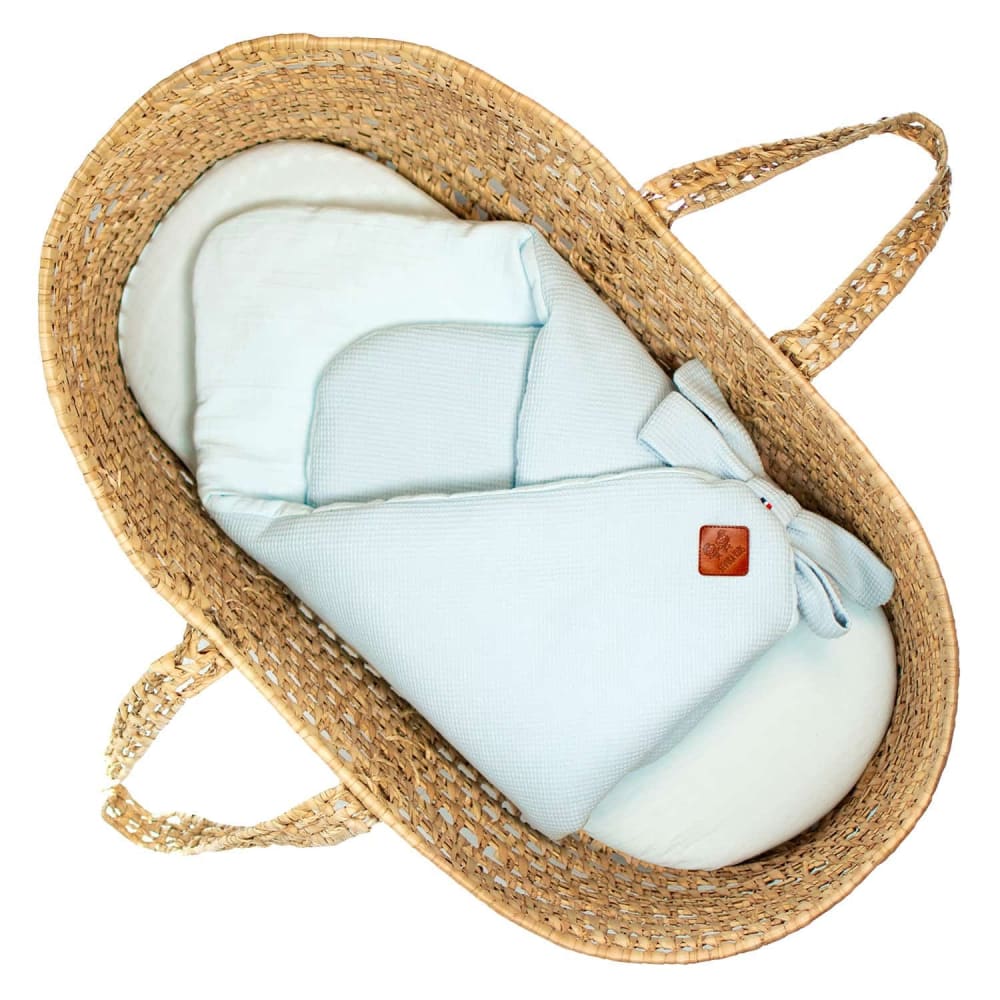 Gigoteuse bébé en nid d'abeille bleu dès la naissance   4 mois
