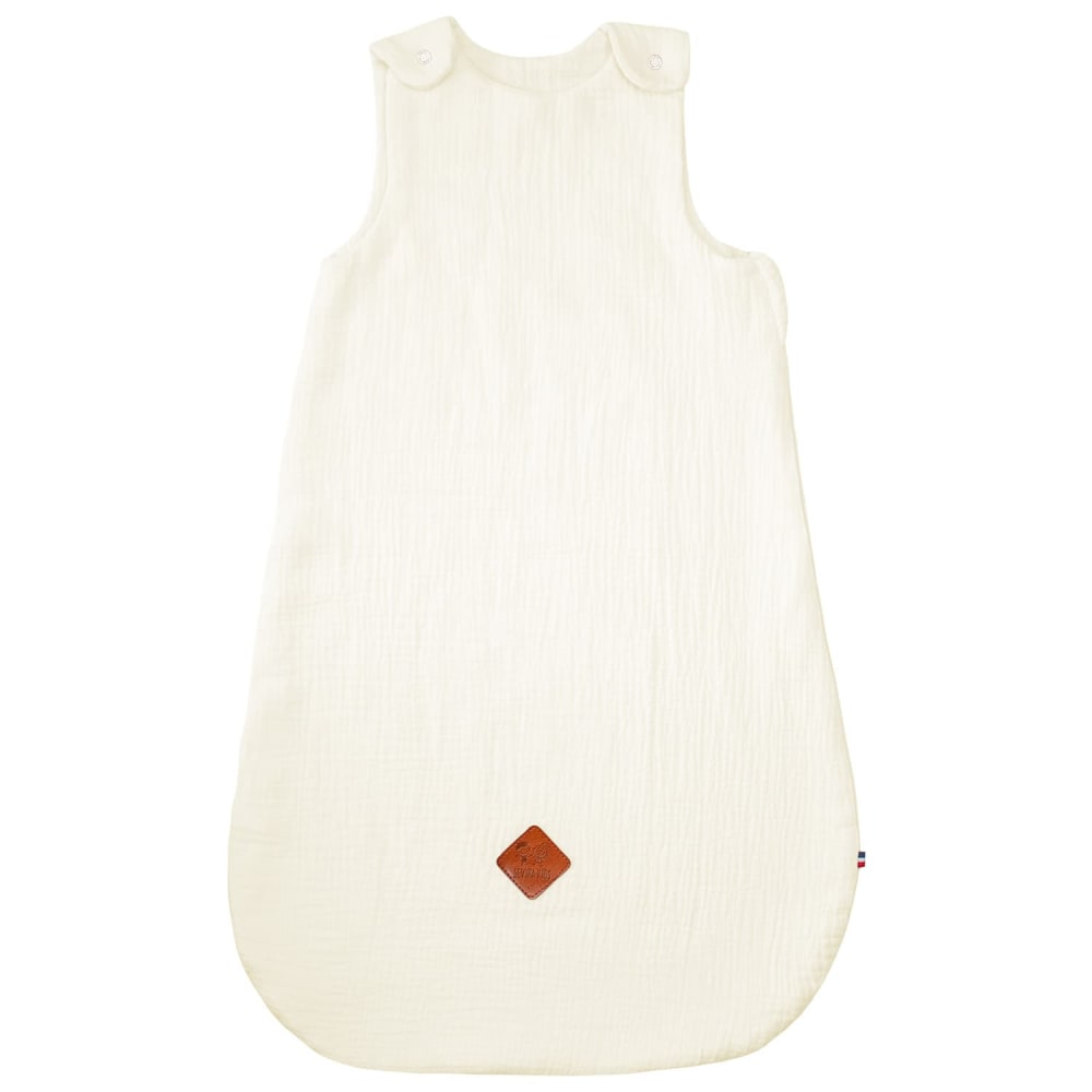 Sevira Kids Sommer-schlafsack aus baumwollgaze - tog 0.5 style modern BEIGE BAUMWOLLE Baby