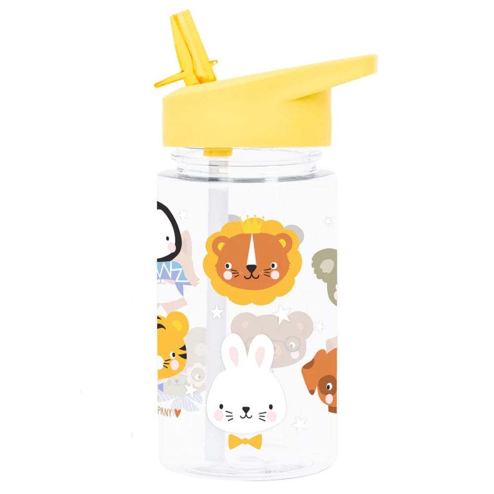 A Little Lovely Company Ergonomische trinkflasche für kinder 450 ml GELB SILIKON-ORGANOSILOXAN Kinder