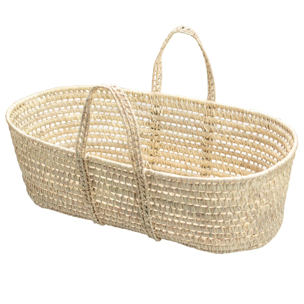 Sevira Kids Moses-korb aus natürlichen fasern beige style classic chic Naturfasern Baby