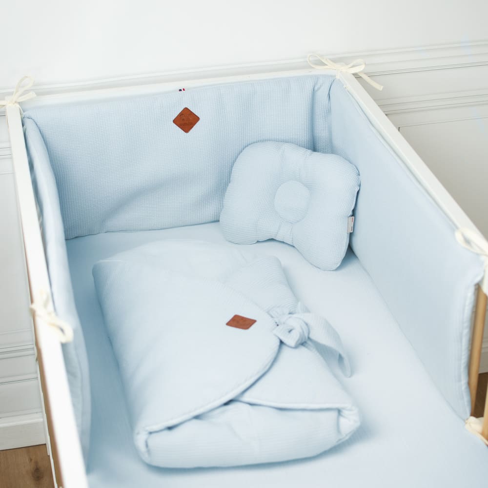 Wendbares nestchen mit wabenmuster fürs babybett - Maisons Du