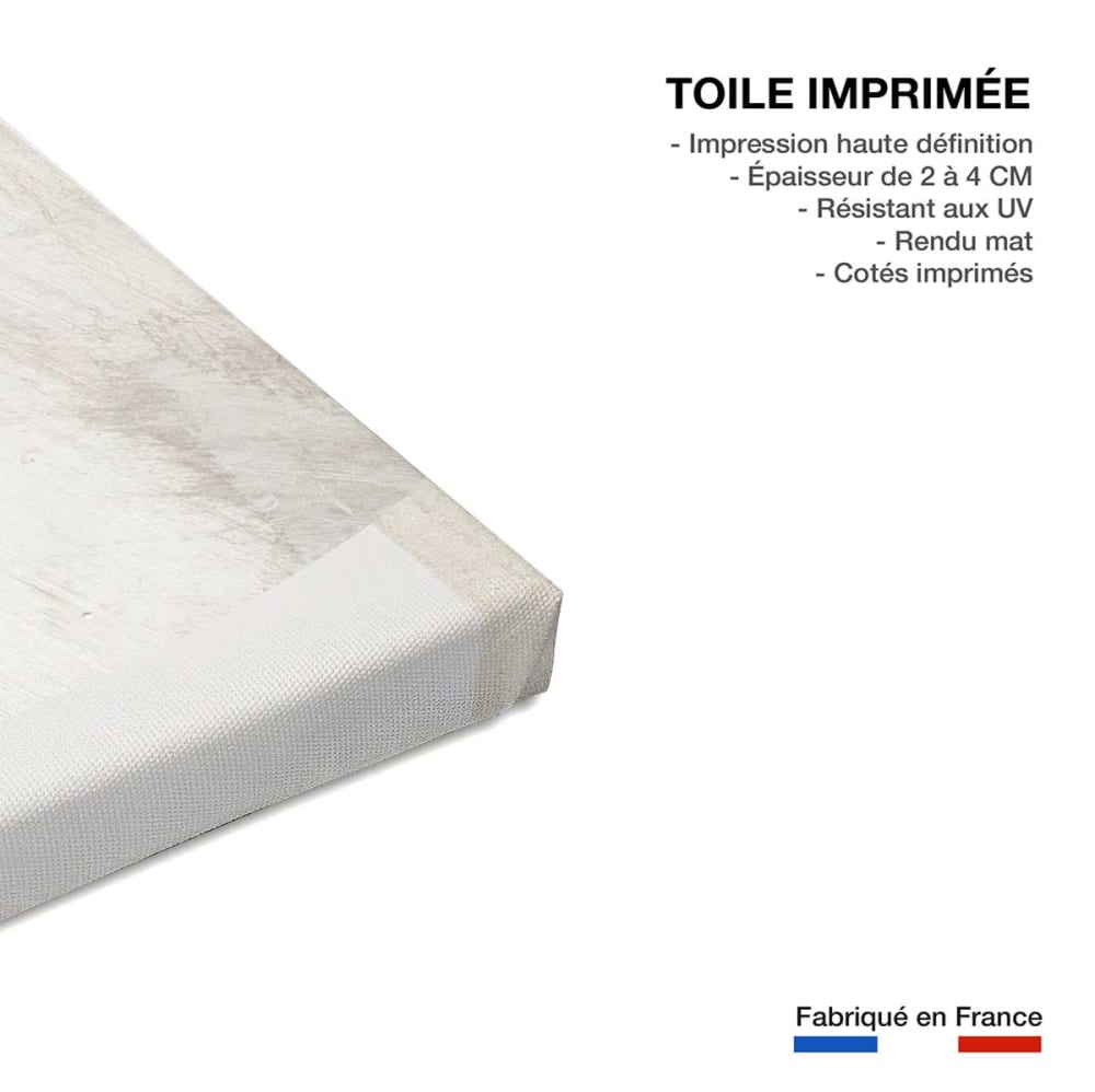 Tableau argile n°2 imprimé sur toile 60x90 cm — vue 4