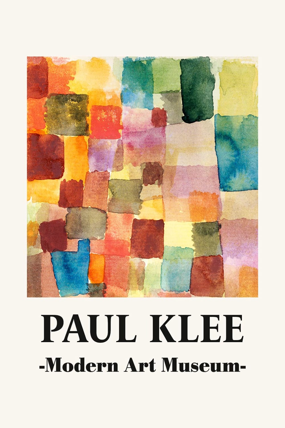 cuadro paul klee museo de arte moderno impresion sobre lienzo 60x90cm