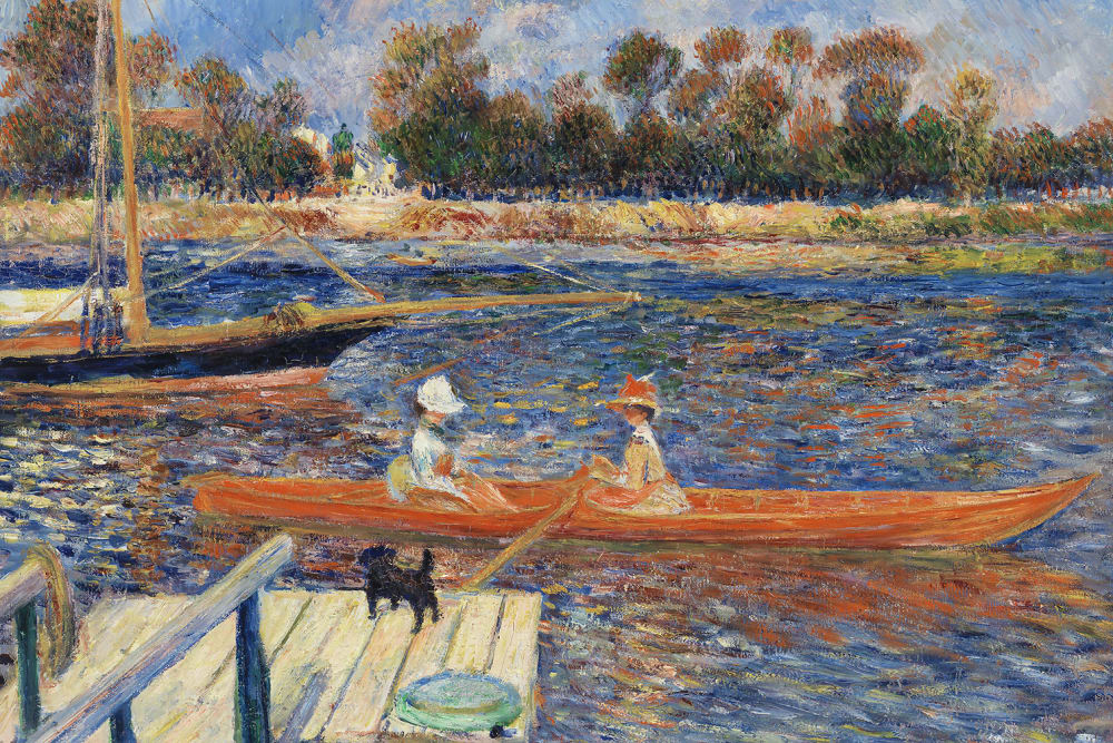 Tableau célèbre auguste renoir imprimé sur toile 90x60 cm