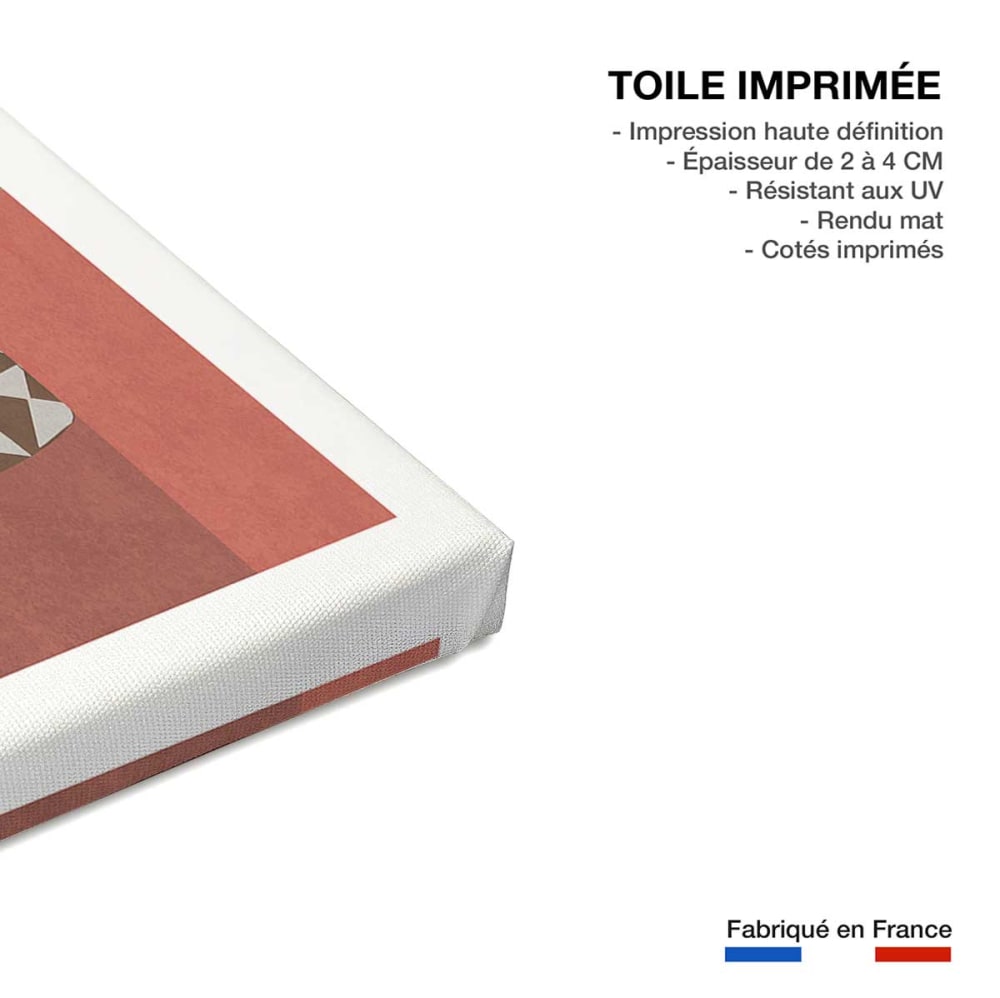 Tableau vase par bohonewart imprimé sur toile 60x90 cm — vue 4