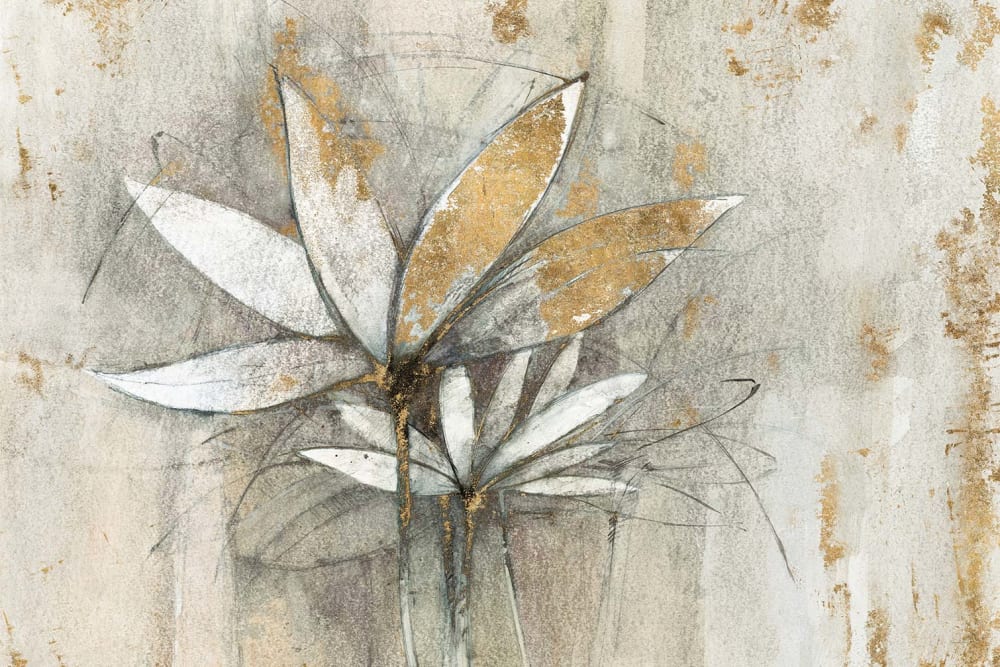 Tableau de fleurs fleurs du vent  imprimé sur toile 90x60 cm