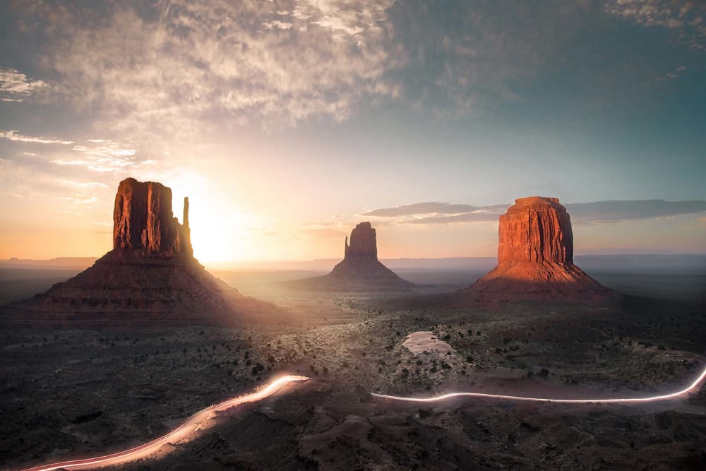 Tableau d'été le grand canyon dawn et dusk  imprimé sur toile 90x60 cm
