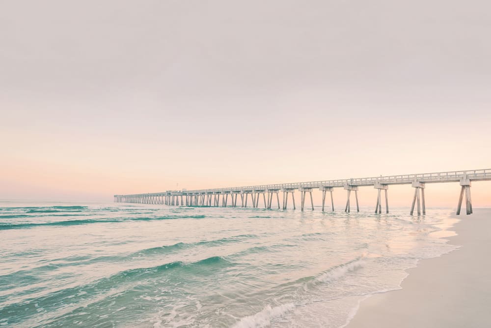 Tableau mer promenade sur l'eau  imprimé sur toile 90x60 cm