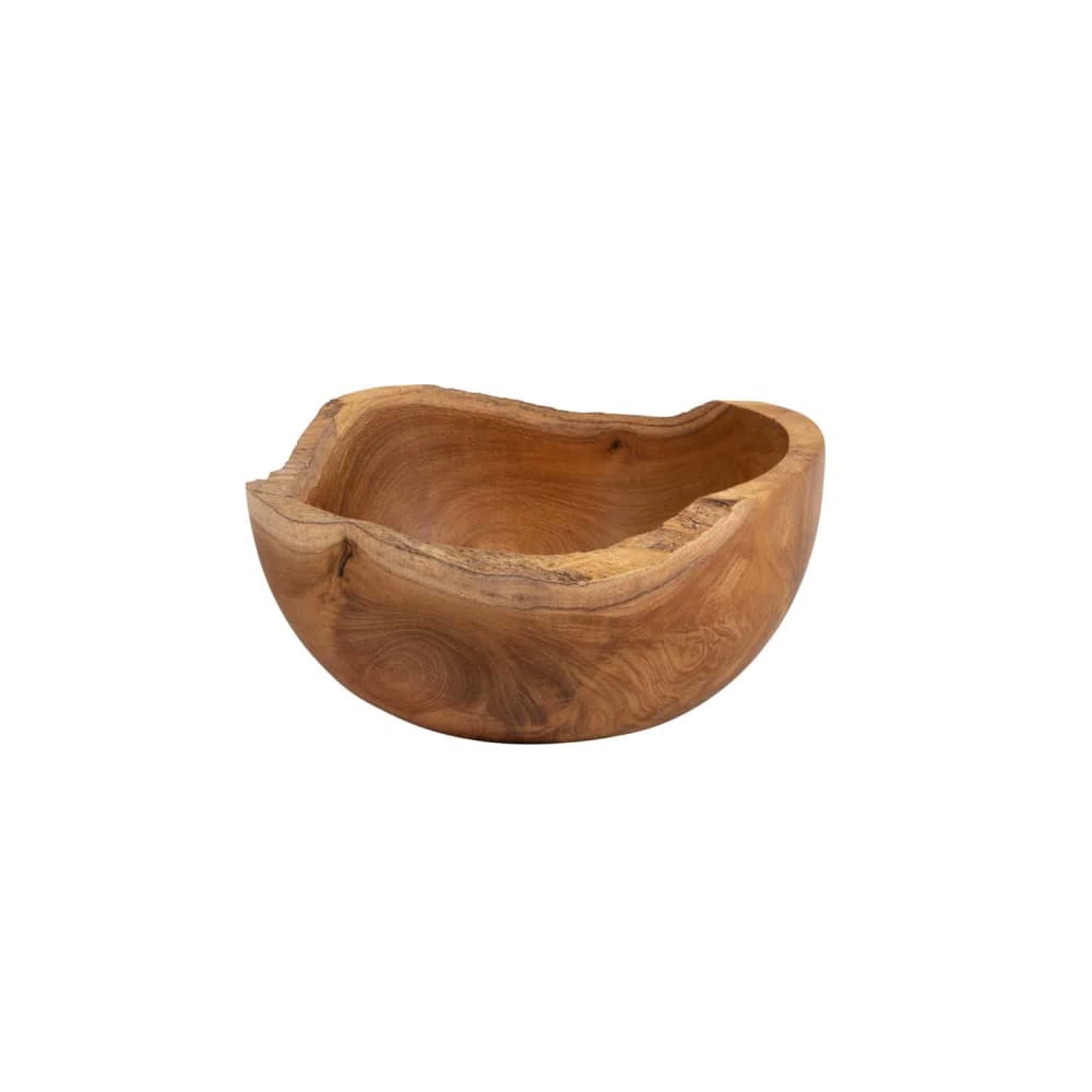 Bol organique en teck, ø 15 cm