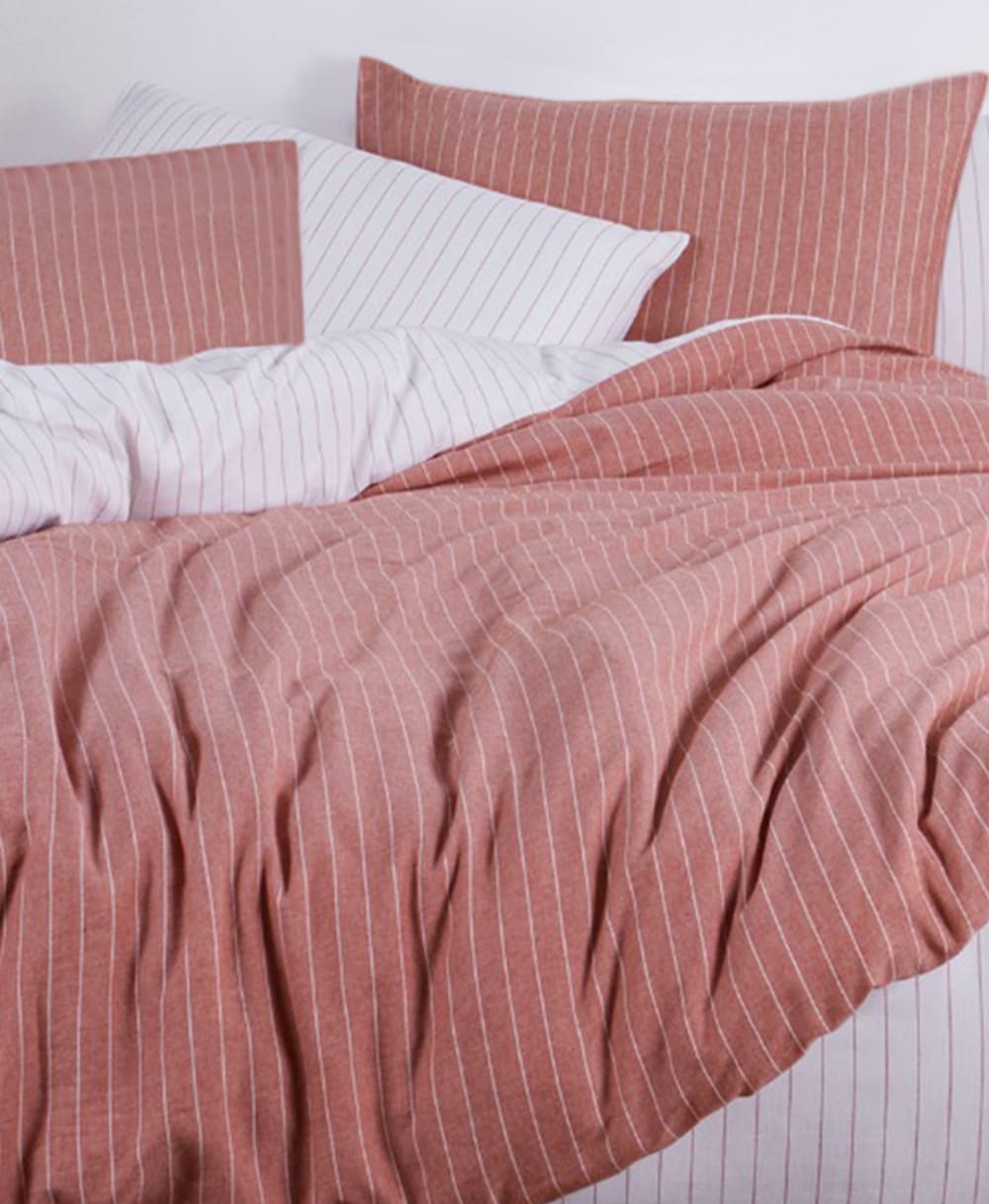 Parure de lit 2 personnes 240x220 cm coton tisse-teint - Maisons du Monde