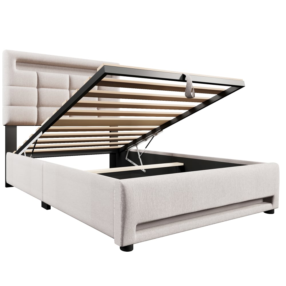 Lit enfant rangement - led
