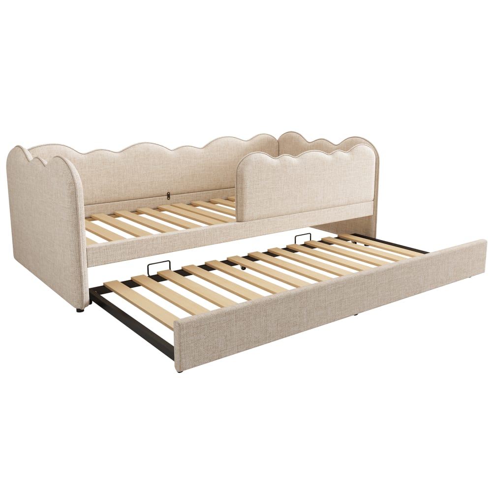 Lit enfant lin beige - nid
