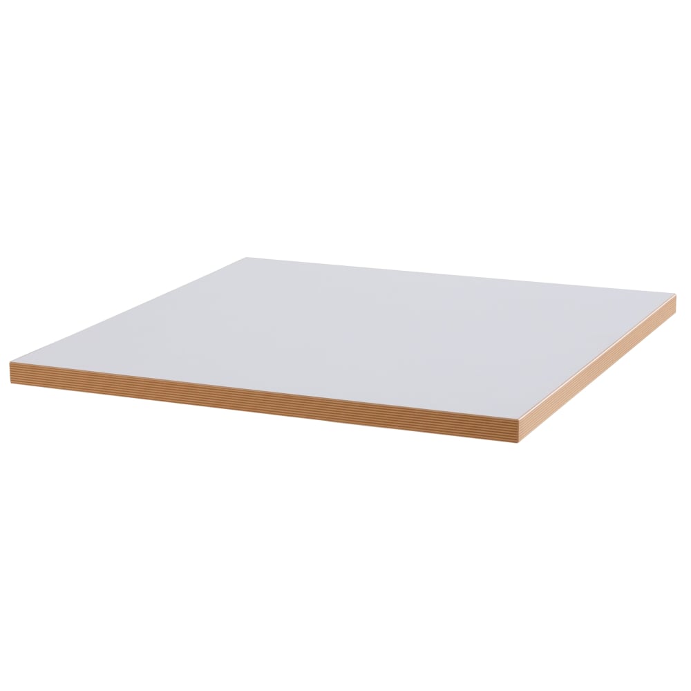 Plateau de table carré blanc 60cm
