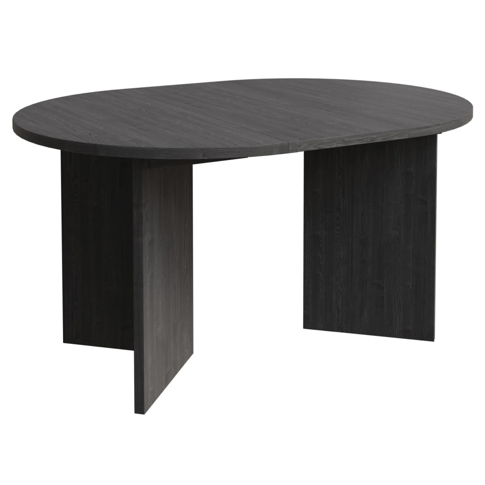 Table à manger extensible, ronde, 110–190 x 110 cm, aspect frêne