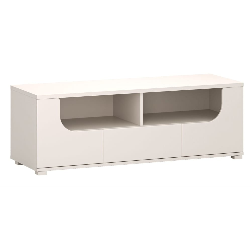 Meuble tv avec tiroir et niches ouvertes, gris cachemire, 130 cm Meuble tv avec tiroir et niches ouvertes, gris cachemire, 130 cm