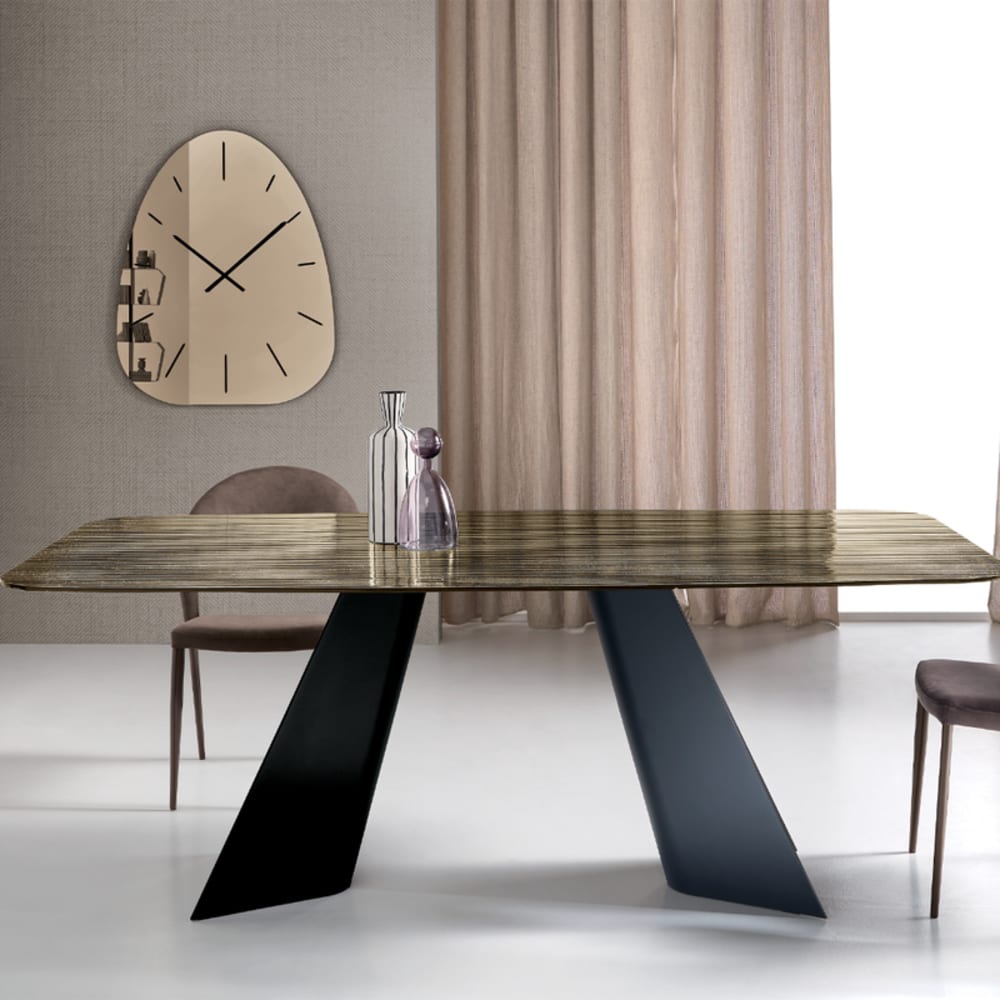 Horloge murale en bronze gravée, 80 x 100 cm - Maisons du Monde