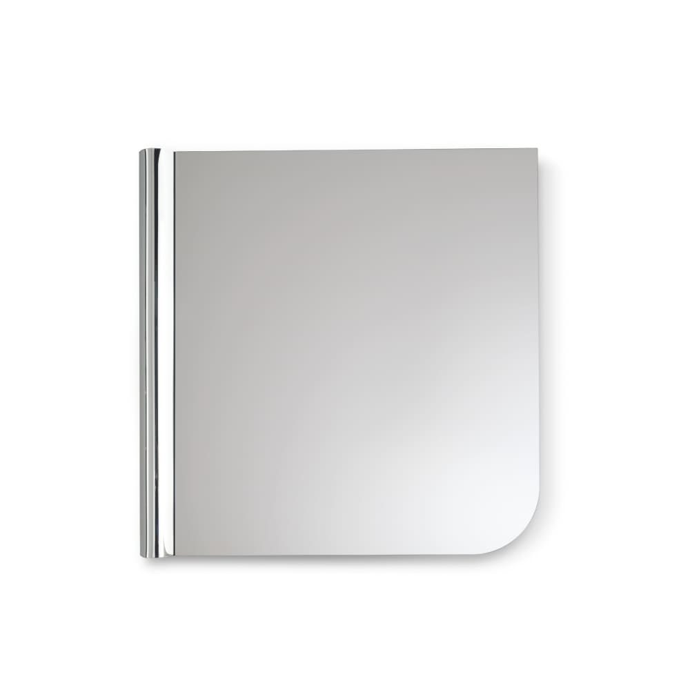 Miroir en verre gris décoré 120 x 120 cm h