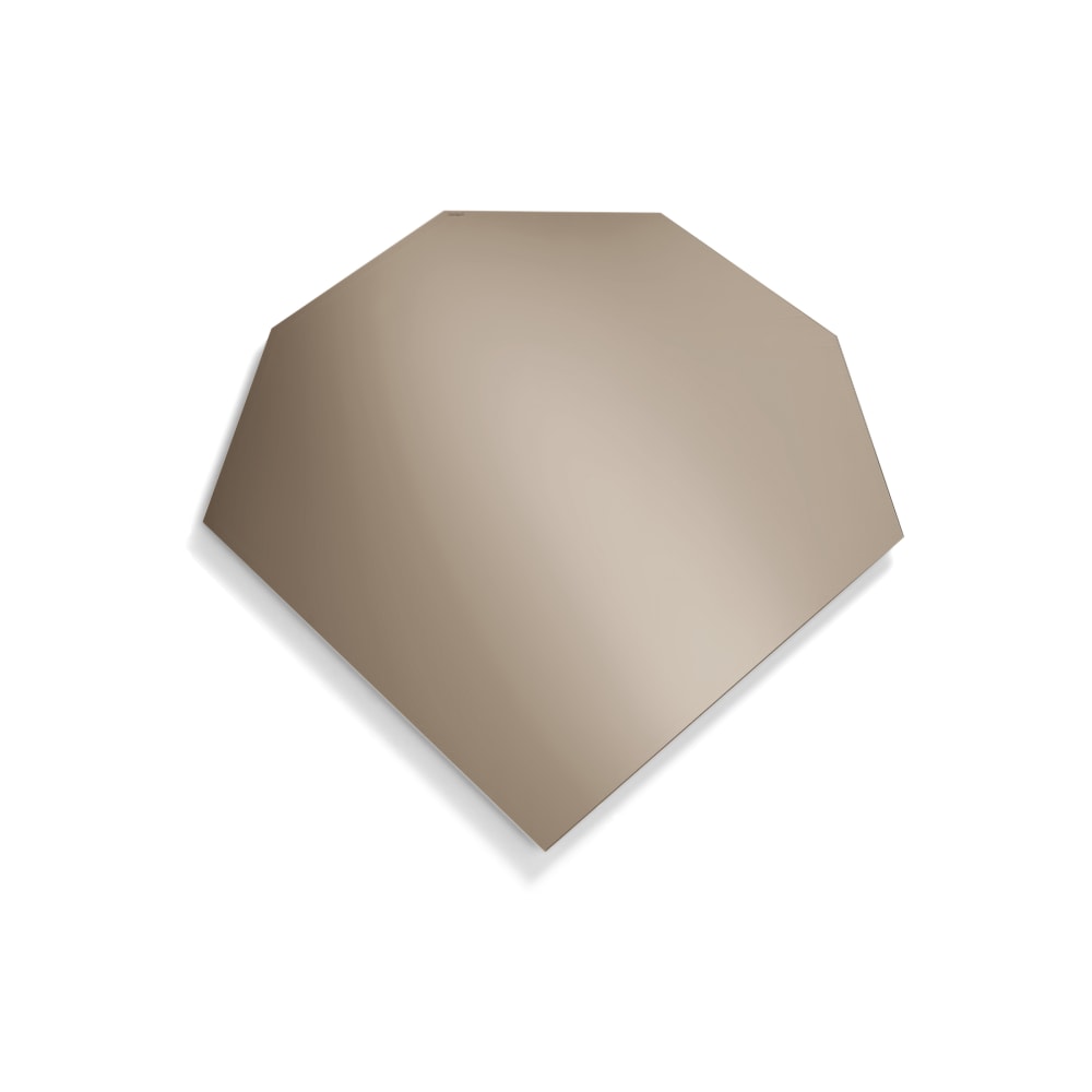 Miroir en bronze de forme 120 x 112 cm (h)