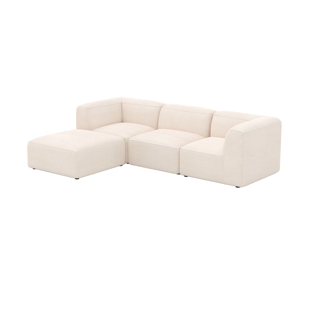 Canapé modulable en - places pouf
