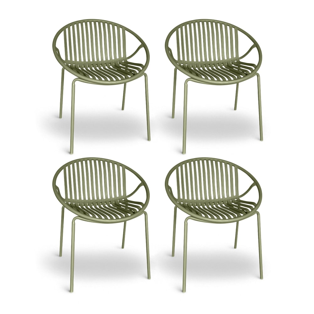 Lot de 4 fauteuils de